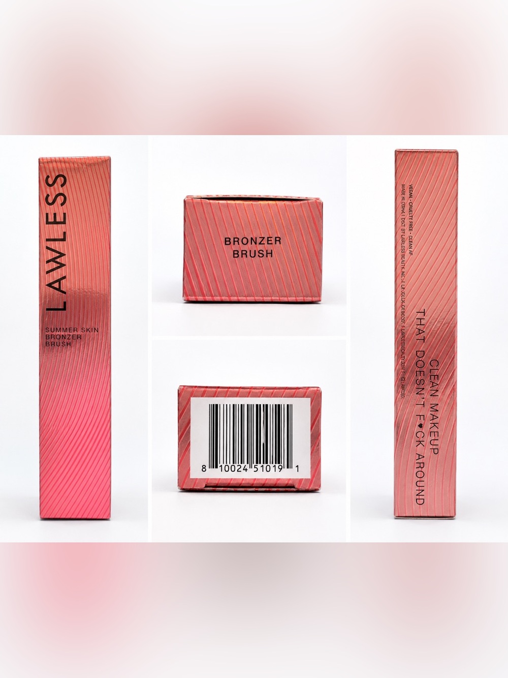 LAWLESS Summer Skin Bronzer Brush Vegan Cruelty Free NEW